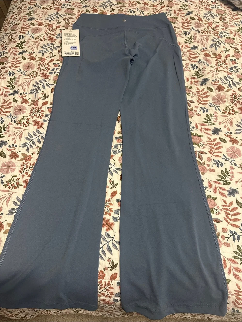 NWT Lululemon Groove Nulu High-Rise Flared Pant *Regular Steel Blue